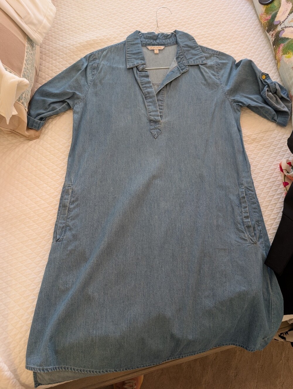 All For Color Denim Dress